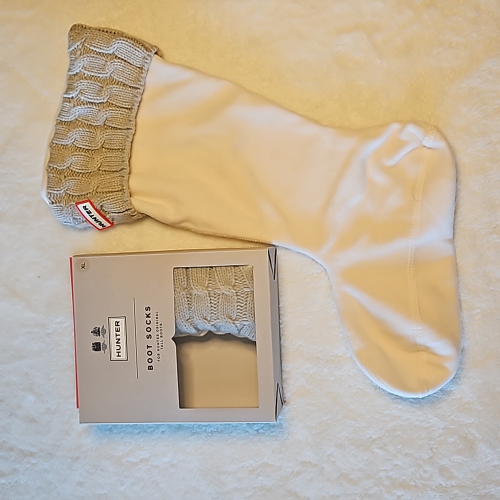 HUNTER NIB Boot Socks for Original Hunter Tall Boots Sz XL